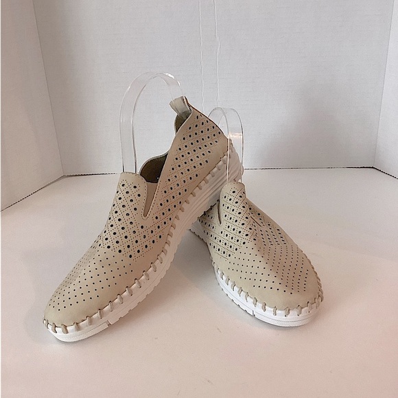 New Nubuck Leather Dream by Fly Flot Shoes Made in Italy Colour Sand Size 41 - Picture 2 of 10